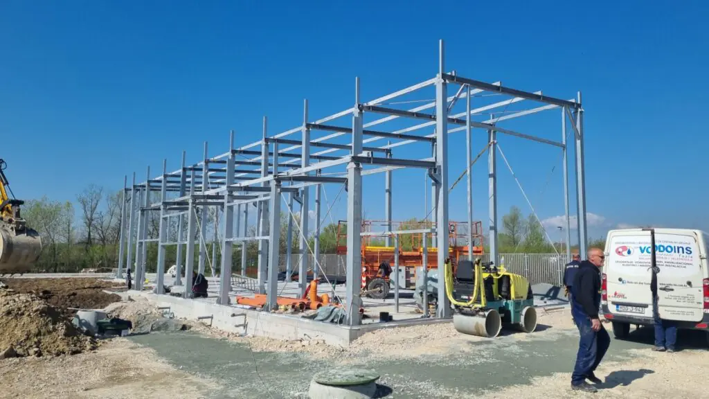 Industrijska čelična konstrukcija